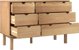 vidaXL vidaXL Komoda z szufladami, 113,5x39,5x73 cm, lite drewno sosnowe
