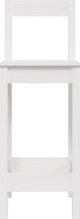 vidaXL Σετ 2 σκαμπό μπαρ, λευκά, 40x41,5x112 εκ., από πεύκο