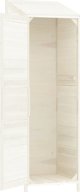 vidaXL Κήπος ξυλώνα, λευκός, 55x52x174,5 cm, από μασίφ έλατο
