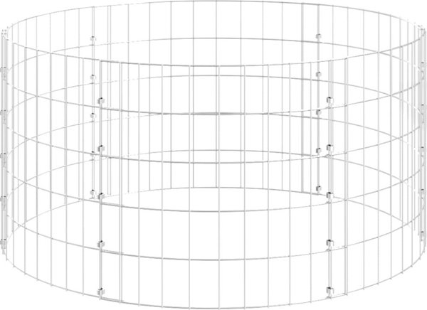 vidaXL Kompostownik ogrodowy, 100x50 cm, stal galwanizowana