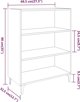 vidaXL Ντουλάπι σε Χρώμα Σοβά 69,5x32,5x90 cm