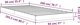 vidaXL Ράμα κρεβατιού, λευκή, 90x200 cm, μασίφ ξύλο πεύκου