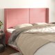 vidaXL Zaglowek uszak rozowy 163x16x118/128 cm aksamit