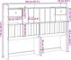 vidaXL Wezglowie do lozka z polkami biale 150 cm drewno sosnowe