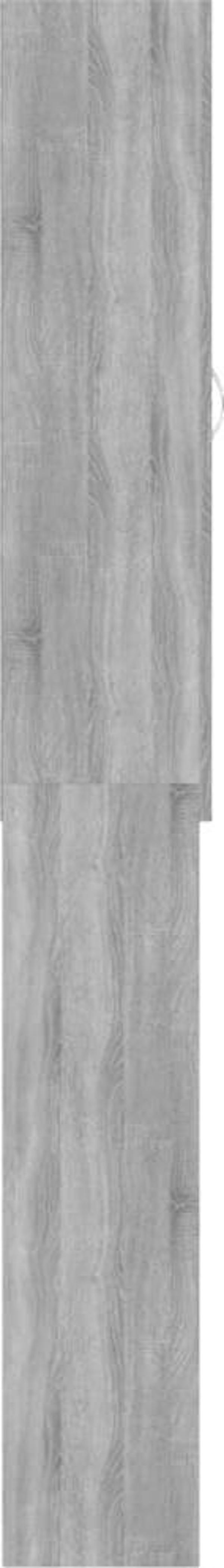 Ντουλάπι για πλυντήριο, γκρι δρυς Sonoma, 64 x 25,5 x 190 cm