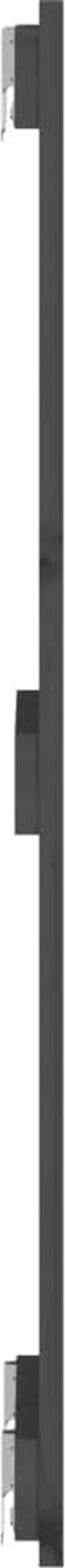 vidaXL Κεφαλάρι κρεβατιού, γκρι, 82,5x3x90 εκ., μασίφ πεύκο
