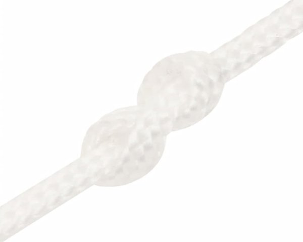 vidaXL Ναυτικό Σχοινί, Λευκό Ομοιόμορφο, 2 mm x 25 m, Πολυπροπυλένιο
