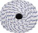 vidaXL Ναυτική σχοινιά, λευκή, 8 mm, 250 m, πολυπροπυλένιο