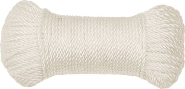vidaXL Linka robocza, λευκή, 8 mm, 250 m, πολυπροπυλένιο
