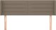 vidaXL Zaglowek uszak, taupe, 147x16x78/88 cm, tkanina