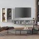 vidaXL Σετ 4 ντουλαπιών TV, γκρι τσιμέντου