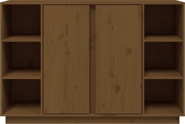 vidaXL Ντουλάπι, μέλι καφέ, 120x35x80 cm, μασίφ πεύκο
