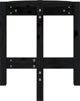 vidaXL vidaXL Stolik kawowy, czarny,  42,5x45 cm, lite drewno sosnowe