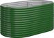 vidaXL vidaXL Donica ogrodowa, malowana proszkowo stal, 152x80x68 cm, zielona