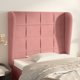 vidaXL Zaglewek uszak, ροζ, 83x23x118/128 εκ., βελούδο