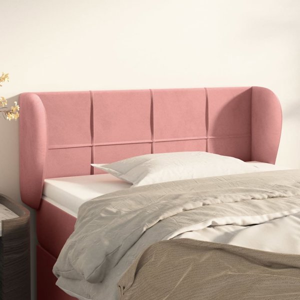 vidaXL Ζαγκλώμκi uszak, ροζ, 103x23x78/88 εκ., βελούδο