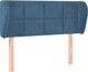 vidaXL Ζαγλόουσκε uszak, σκούρο μπλε, 103x23x78/88 cm, βελούδο