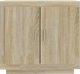 vidaXL Szafka dab sonoma, 80x40x75 cm, material drewnopochodny