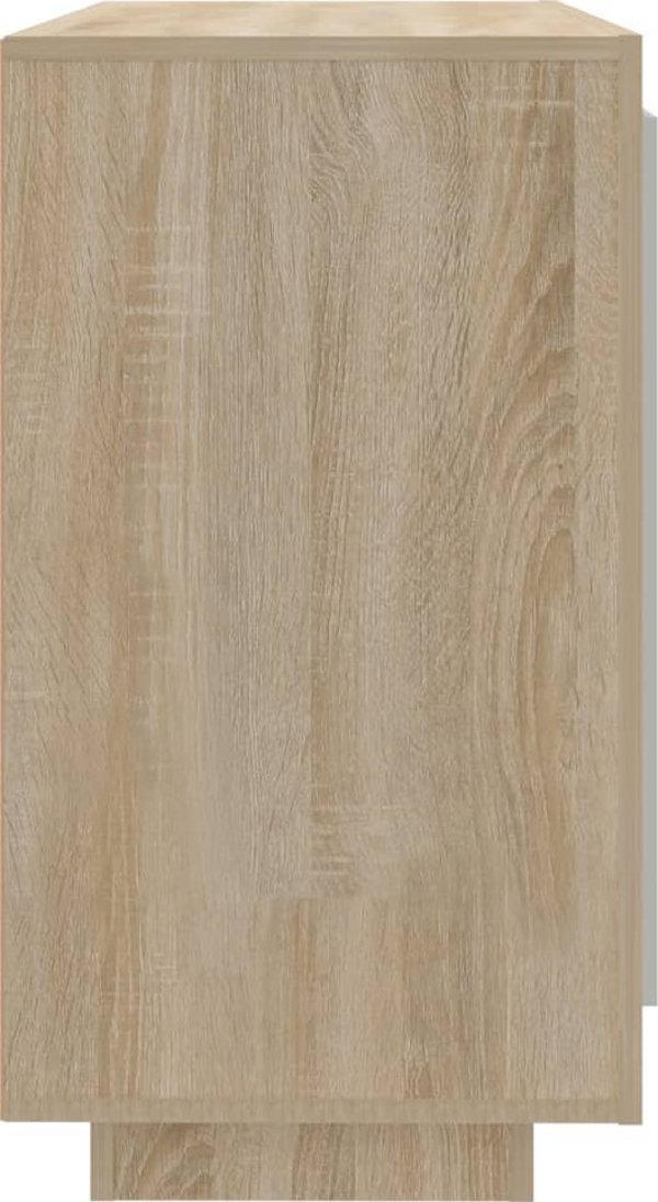 vidaXL Szafka dab sonoma, 80x40x75 cm, material drewnopochodny