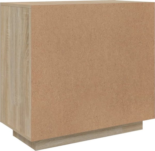 vidaXL Szafka dab sonoma, 80x40x75 cm, material drewnopochodny