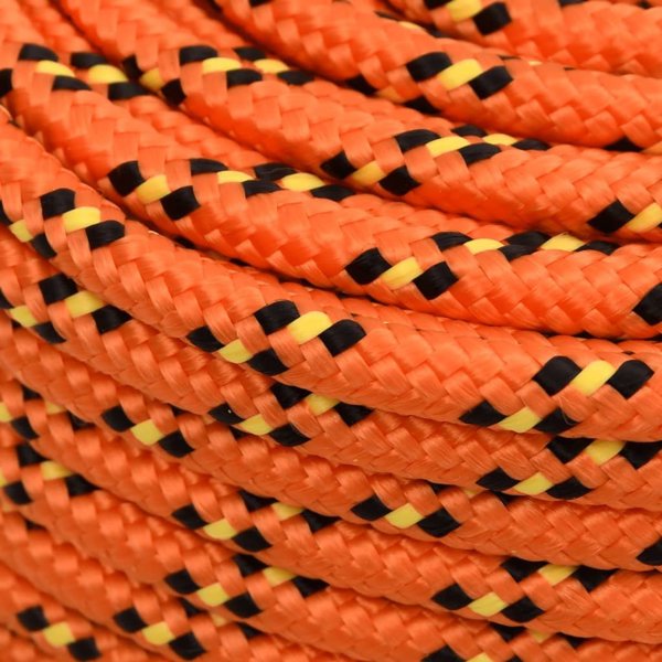 vidaXL Ναυτικό σχοινί, πορτοκαλί, 10 mm, 250 m, πολυπροπυλένιο