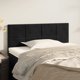 vidaXL Προσκέφαλο κρεβατιού μαύρο 80x5x78/88 cm βελούδο