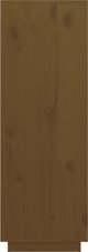 vidaXL Μπουφές, μελιτζανί, 89x40x116,5 εκ., κατασκευασμένος από συμπαγές πεύκο