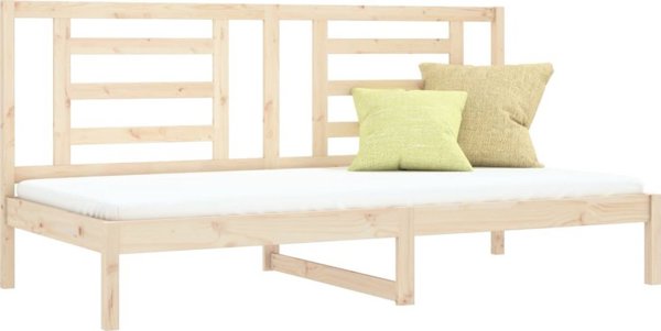 vidaXL Lodko dzienne, 80x200 cm, lite drewno sosnowe