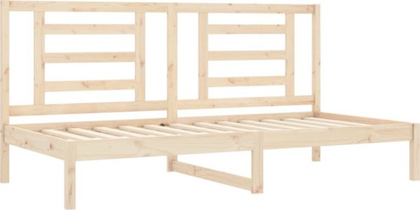 vidaXL Lodko dzienne, 80x200 cm, lite drewno sosnowe