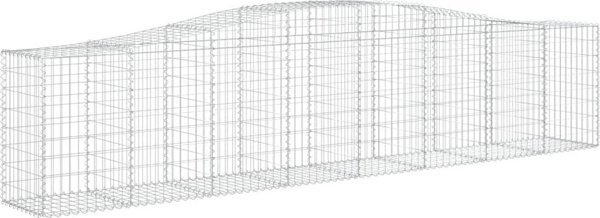 vidaXL Καλάθια γκαμπιόν, 10 τεμ., 400x50x80/100 εκ., γαλβανισμένο σίδερο