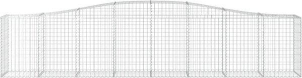 vidaXL Καλάθια γκαμπιόν, 10 τεμ., 400x50x80/100 εκ., γαλβανισμένο σίδερο
