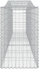 vidaXL Καλάθια γκαμπιόν, 10 τεμ., 400x50x80/100 εκ., γαλβανισμένο σίδερο