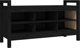 vidaXL Patakia proswpoui mauro 110x40x60 cm lito ksilino sosnino