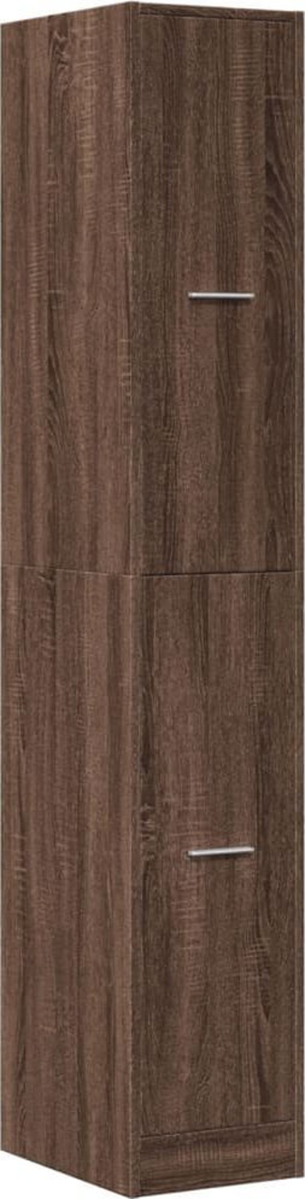 vidaXL Φαρμακείο καφέ δρυς 30x41x174,5 εκ.