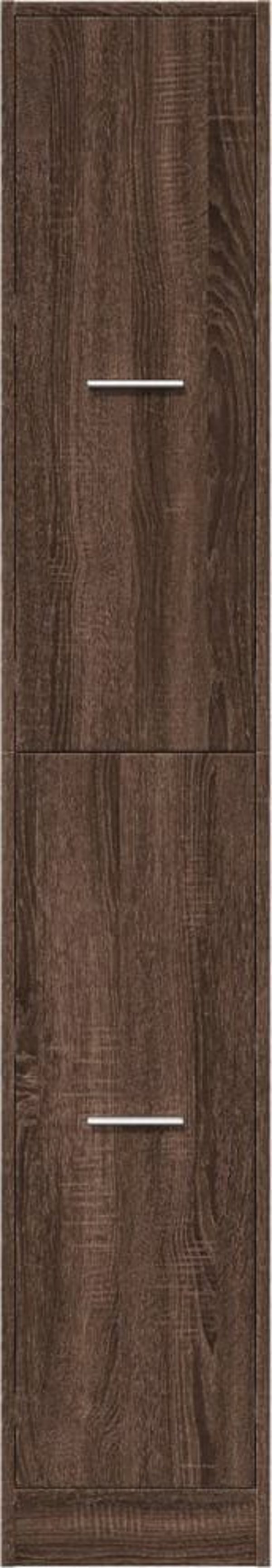 vidaXL Φαρμακείο καφέ δρυς 30x41x174,5 εκ.