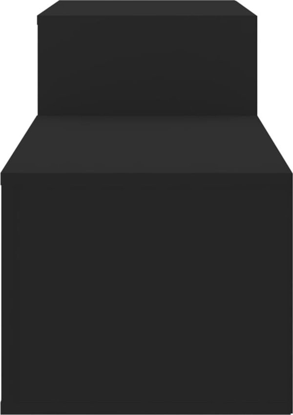vidaXL Ντουλάπι παπουτσιών, μαύρο, 150x35x45 εκ., σύνθετο υλικό ξύλου