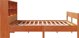 vidaXL κρεβάτι με ράφι, χωρίς στρώμα, 135x190 εκ, ξύλο πεύκου