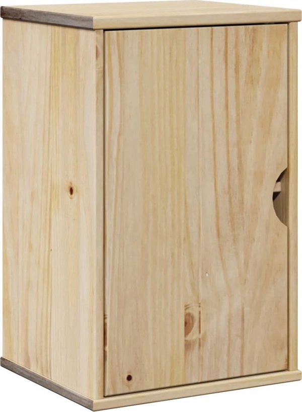vidaXL Επιτοίχια ντουλάπα μπάνιου OTTA, 35x30x55 εκ, πεύκο