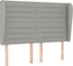vidaXL Κεφαλάρι uszak, ανοιχτό γκρι, 147x23x118/128 εκ., ύφασμα