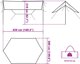 vidaXL Σκηνή κατασκήνωσης, πράσινη, 430x380x210 εκ, αδιάβροχη