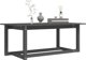 vidaXL vidaXL Stolik kawowy, szary, 110x55x45 cm, lite drewno sosnowe