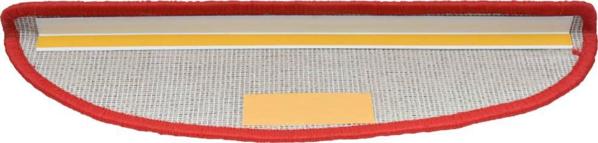 vidaXL Επιθέματα για σκαλοπάτια, 10 τεμ., 65x25 εκ., κόκκινα