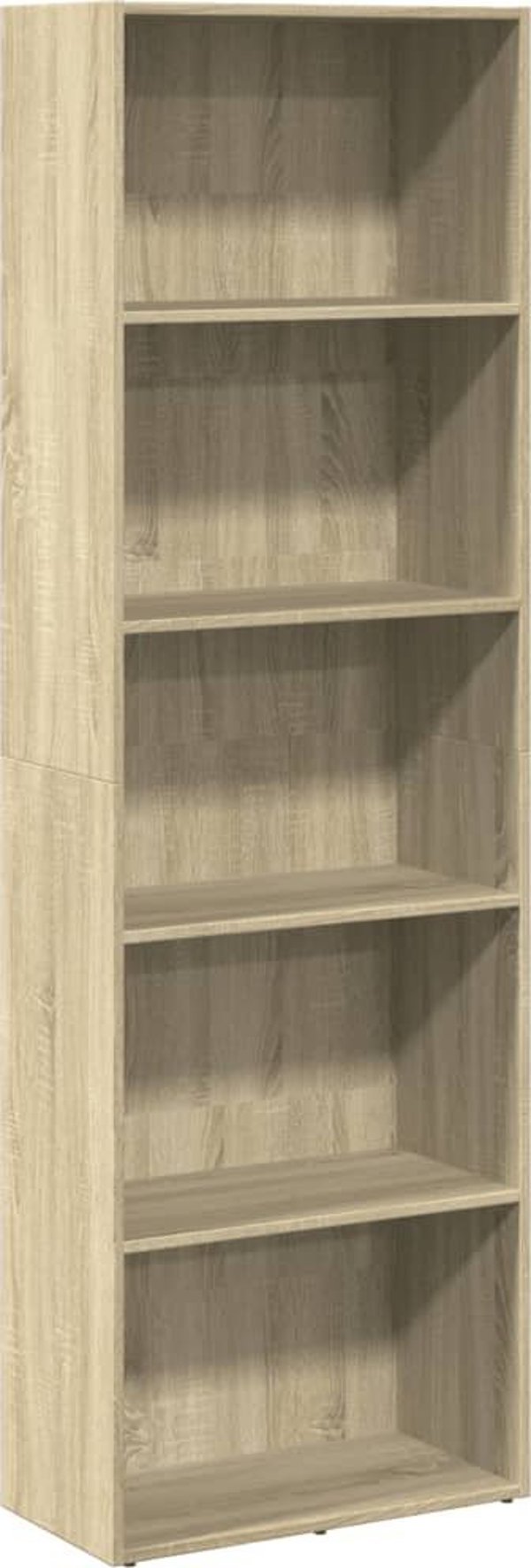 vidaXL Ράφι για βιβλία, δρυς sonoma, 60x30x189 cm