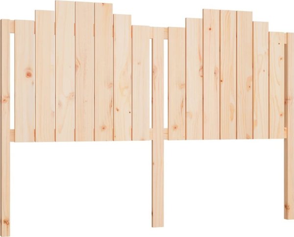 vidaXL Κεφαλάρι κρεβατιού 166x4x110 cm από ελαφρύ ξύλο πεύκου