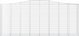 vidaXL Καμπυλωτός κάδος gabion 400x50x160/180 εκ., γαλβανισμένο σίδερο