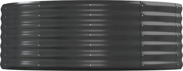 vidaXL vidaXL Donica ogrodowa, malowana proszkowo stal, 544x100x36 cm