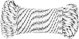 vidaXL Πλεγμένο ναυτικό σχοινί ιστιοπλοΐας, λευκό, 3 mm x 500 m, πολυέστερ
