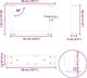 vidaXL Πόδια Τραπεζιού Φαγητού V-Shape 2 Τεμάχια, Λευκός Χάλυβας