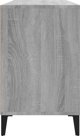 vidaXL Szafka na παπούτσια, γκρι βελανιδιά Sonora, 102x36x60 cm