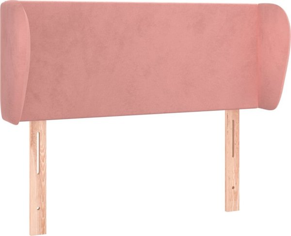 vidaXL Κεφαλάρι uszak Ροζ 83x23x78/88 cm βελούδινο